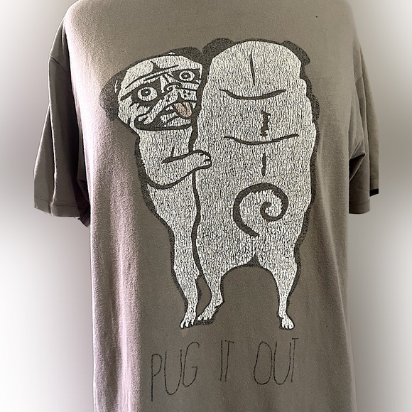 Pug It Out T Shirt Women’s Size Medium - Picture 1 of 2